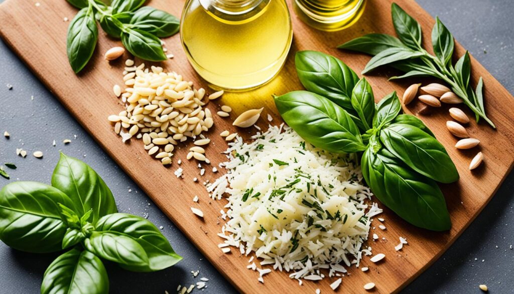 Ingredienti del pesto alla Genovese Ingredienti del pesto alla Genovese