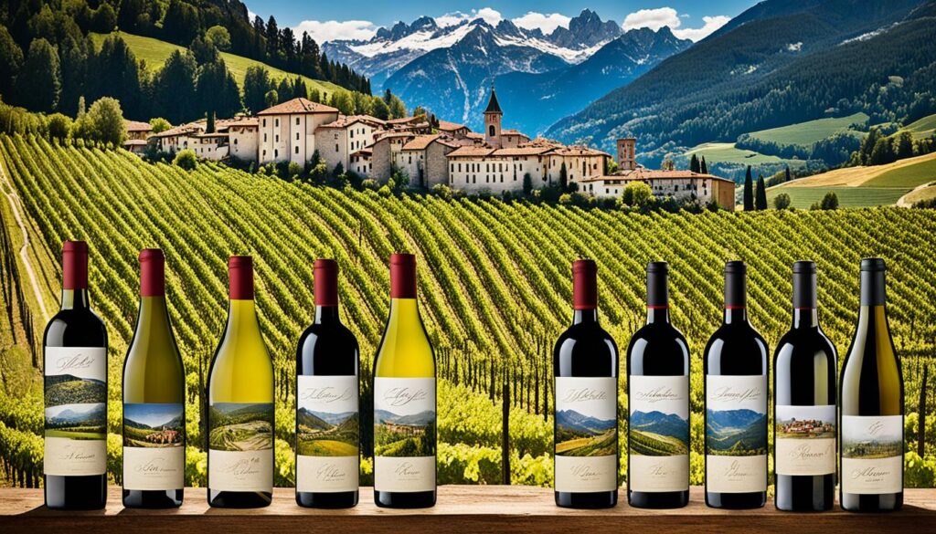 Vini del Trentino Alto-Adige